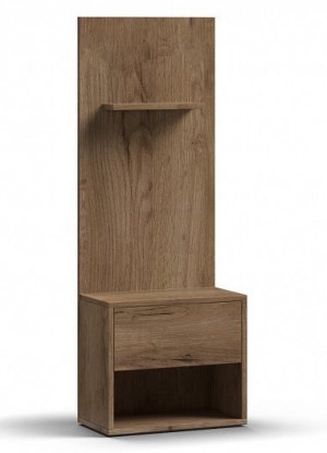 Тумба прикроватная BOSS LOFT Крафт табачный 50х37х115