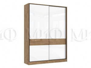 Шкаф-купе Роджина дуб крафт/белый глянец  180*240*52