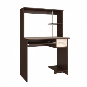 Стол компьютерный Дебют венге/ лоредо 87х132х26