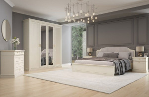 Спальный гарниутр Сиена береза бежевая