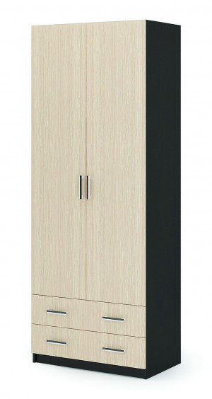 Шкаф распашной Гармония двухстворчатый венге белфорд 80х50х220