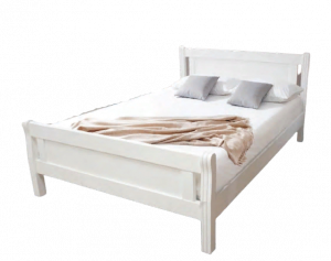 Кровать односпальная Венеция  белая 120х200