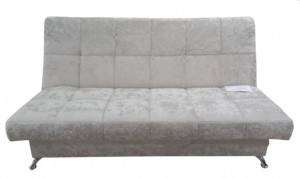 Диван прямой раскладной НПБ Финка светло-бежевый плюш 200 см