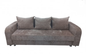 Диван прямой раскладной Еврокнижка бежевый шенил 220 см