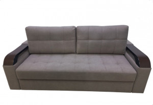 Диван Марко на НПБ и металлокаркасе коричневый 230х90х105