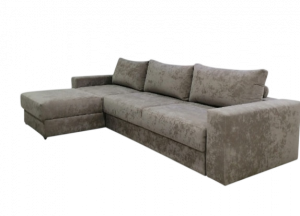 Диван угловой раскладной ППУ Брабус Коричневый 335х210