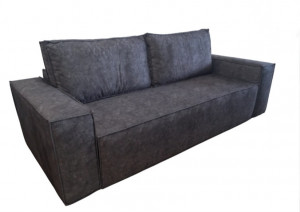Диван прямой раскладной НПБ Тулон1 серый велюр 245 см