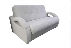 Диван прямой раскладной НПБ Аккордеон велюр молочный 165 см