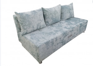 Диван Валик с утяжкой прямой раскладной бирюзовый 190 см