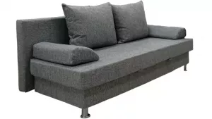 Диван прямой раскладной ППУ Еврокнижка серый 190 см