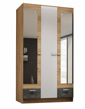 Шкаф Адель 1.2 белый глянец