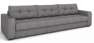 Диван прямой раскладной  Флорида серый 340см