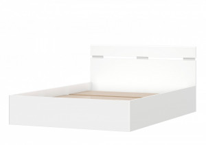 Кровать полутороспальная 140х200 Одри Симпл белая