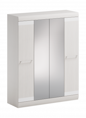 Спальня Кальяри Шкаф 4-х дверный с зеркалами 180см