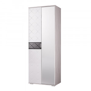 Шкаф распашной 2-х створчатый Кимберли Ясень шимо светлый 80х51х217