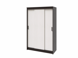 Шкаф-купе 3-х створчатый Бруно венге/лоредо 131х50х200