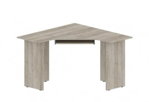 Стол письменный угловой Эйми дуб серый 113х113х72