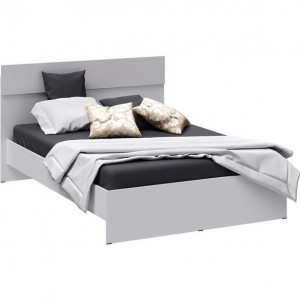 Кровать двуспальная 160х200 Спальня Асти Белый