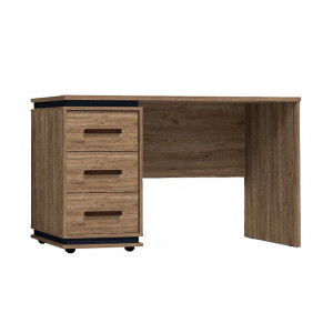 Стол письменный Nature Дуб табачный крафт черный 123см