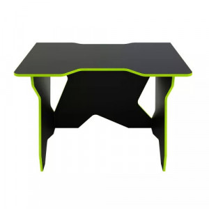 Стол компьютерный игровой Game ST3 черный зеленый 110см
