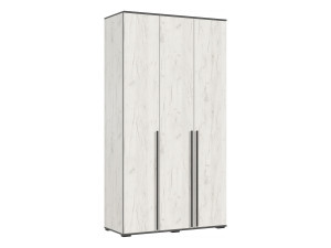 Шкаф распашной 3-х створчатый Норд дуб крафт белый 120х51х266