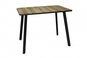 Стол кухонный прямоугольный  не раздвижной Техас коричневый 70х100х75
