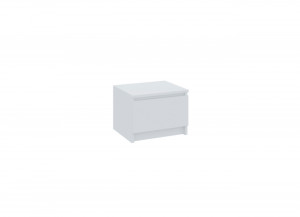 Тумба прикроватная Мори белая 40х35х30