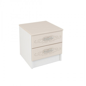 Тумба прикроватная Венеция ТБ белый жемчуг 42см