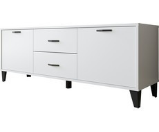 Тумба под ТВ ТВМ-6 белый 150х38х54