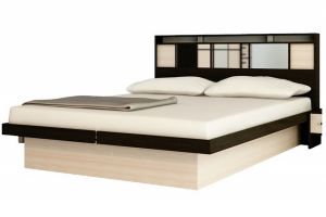 Кровать двухспальная 160х200 Фудзи венге