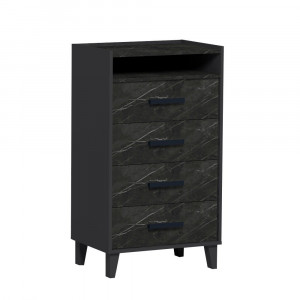 Комод Черный Айрис 45  60см
