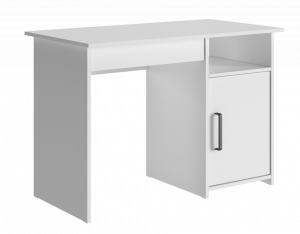 Стол письменный компьютерный 1 ящика ЛИК-5 СП-2 белый 96х51х74