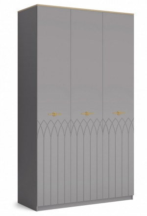 Шкаф распашной 3-х створчатый Капри-2 Мокко 136х57х235