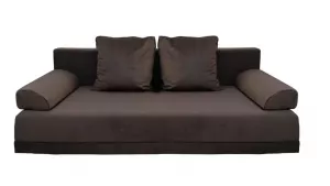 Диван прямой раскладной ППУ Озон коричневый 190 см