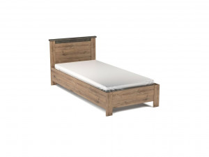 Кровать односпальная 90х200 Денвер Дуб Веллингтон
