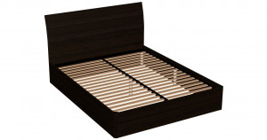 Кровать двуспальная Скарлет 160х200 с ортопедическим основанием венге