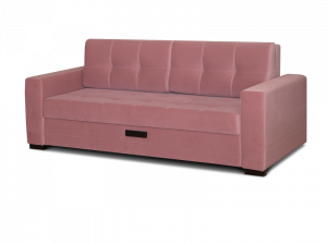 Диван  прямой раскладной  Верона розовый 232см