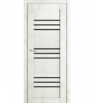 Дверь Деко-31  черная лакобель