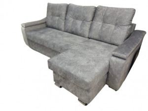 Диван угловой раскладной НПБ Марсель серый 320х155 см