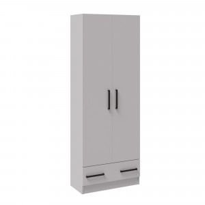 Шкаф Кевин комбинированный белый