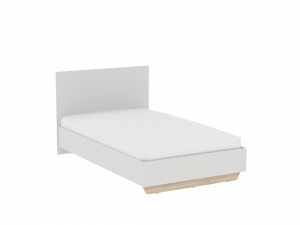 Кровать односпальная  Аврора  дуб мария кашемир  120х200