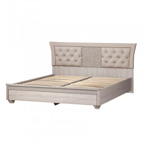 Кровать двухспальная 160х200 Лючия  Дуб оксфорд серый