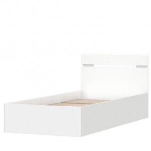 Кровать односпальная Одри белая ЛДСП 0,9х2,0