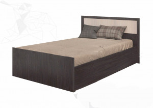 Кровать полутороспальная  Фиеста Ясень светлый \Ясень шимо 140х200