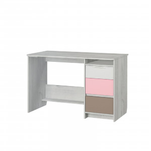 Стол письменный компьютерный №17.2 Зефир Розовый 125см