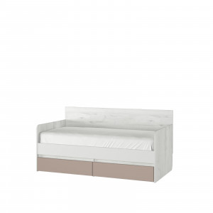 Кровать односпальная 80х160 №800.4 Зефир 68см