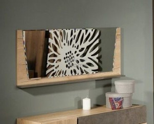 ЗЕРКАЛО СТРЕЗА ДУБ ГАЛИФАКС НАТУРАЛЬНЫЙ 135х54