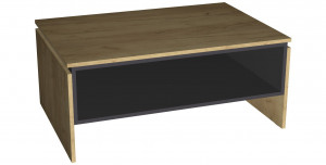 Журнальный стол Багама Коричневый 99см